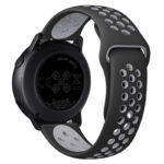 Каишка за часовник Tactical 267 Double Silicone Band 22mm Black/Grey - Image 2