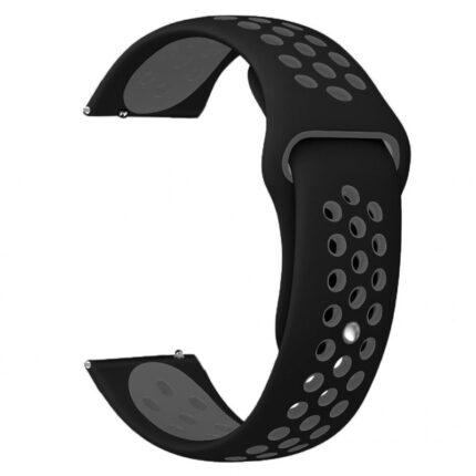 Каишка за часовник Tactical 700 Double Silicone Band 20mm Black/Grey