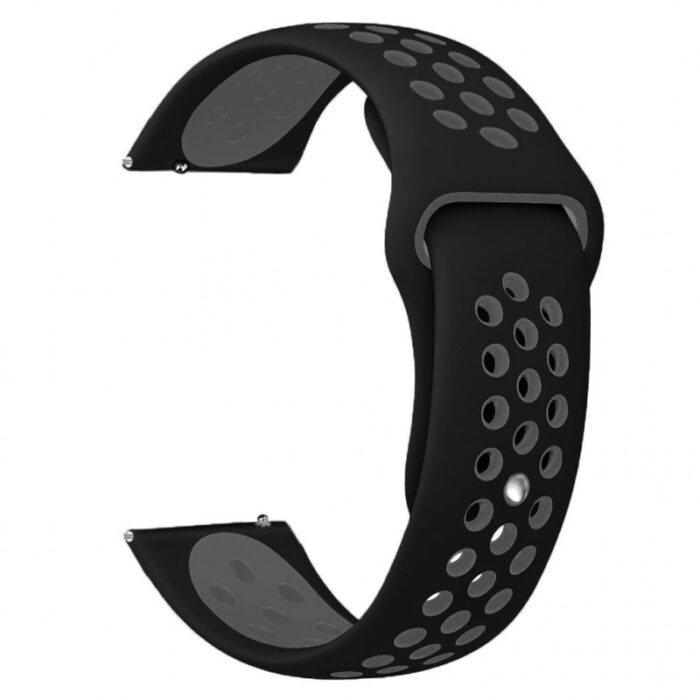 Каишка за часовник Tactical 700 Double Silicone Band 20mm Black/Grey - Image 1