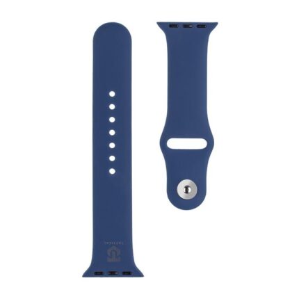 Каишка за часовник Tactical 837 Silicone Band for Apple Watch 1/2/3/4/5/6/7/8/9/SE 38/40/41mm Navy Blue
