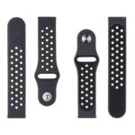 Каишка за часовник Tactical 856 Double Silicone Band 20mm Black