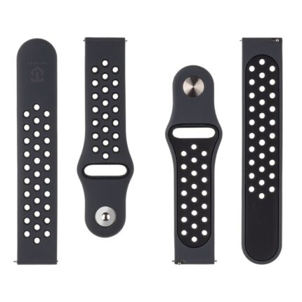 Каишка за часовник Tactical 856 Double Silicone Band 20mm Black