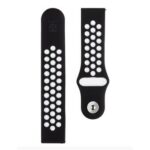 Каишка за часовник Tactical 840 Double Silicone Band 22mm Black/White