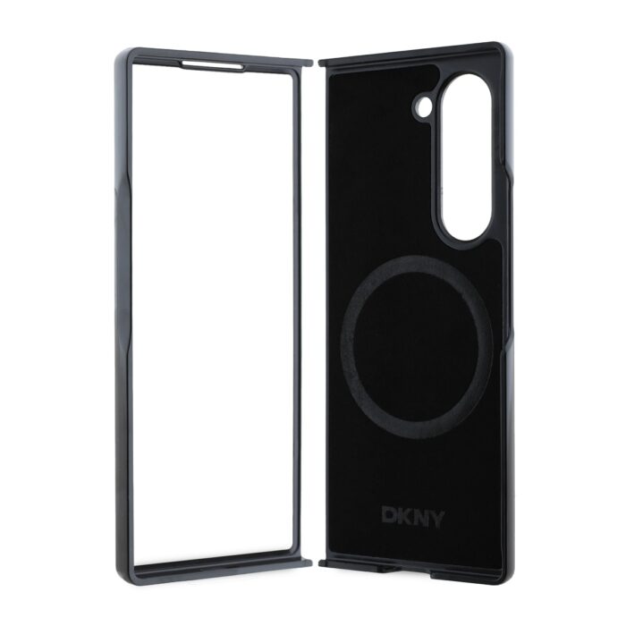 Калъф от DKNY PU Leather Stack Logo MagSafe Case for Samsung Galaxy Z Fold 6 Black - Image 4
