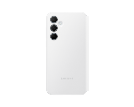 Оригинален калъф Samsung Smart View Case за Galaxy A35 5G - Бял,