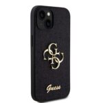 Калъф от 
Guess PU Fixed Glitter 4G Metal Logo Case за iPhone 13 Black - Image 3