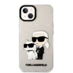 Калъф от 
Karl Lagerfeld IML Glitter Karl and Choupette NFT Case за iPhone 13 Transparent