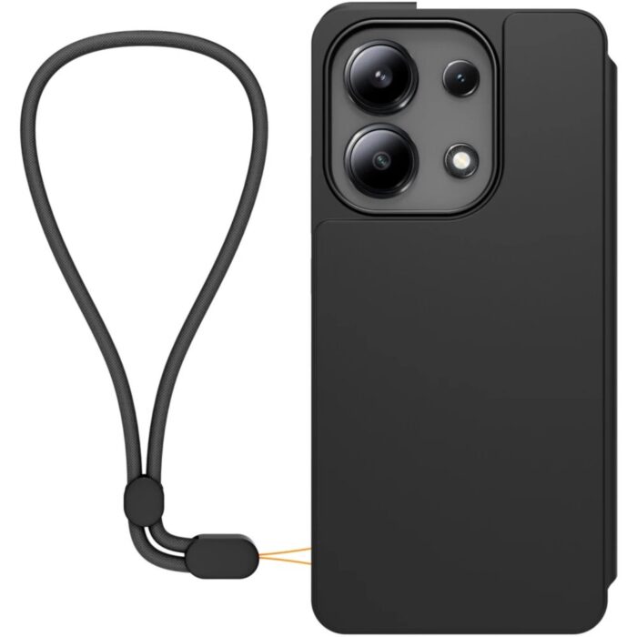 Калъф от Xiaomi Book Case with Necklace за Xiaomi Redmi Note 13 4G Blac - Image 2