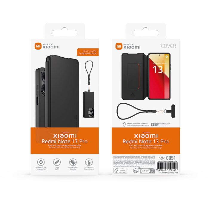 Калъф от  Xiaomi Book Case with Necklace за Xiaomi Redmi Note 13 Pro 4G - Image 4