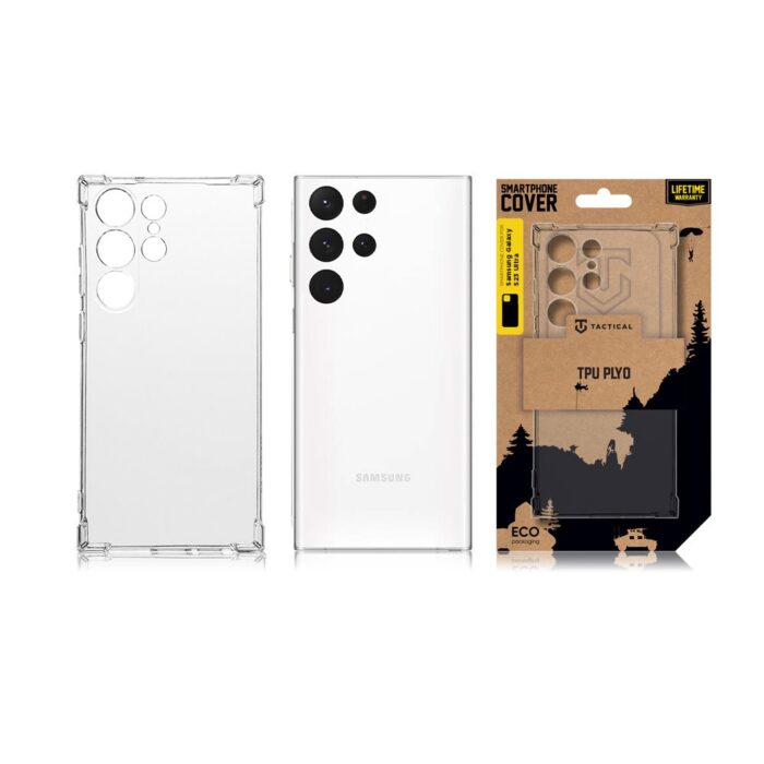 Калъф от Tactical TPU Plyo Cover за Samsung Galaxy S23 Ultra Transparent - Image 2