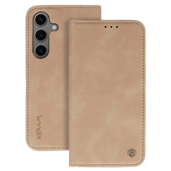 Калъф от Tel Protect 
Wonder Smart Case за Samsung Galaxy S25 cappuccino