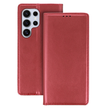Калъф от Tel Protect 
Smart Magneto Case за Samsung Galaxy S25 Ultra burgundy