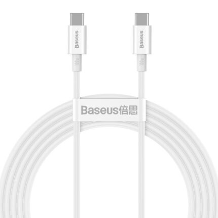 Кабел Baseus CATYS-C02 Cable USB-C - USB-C 100W 2m White