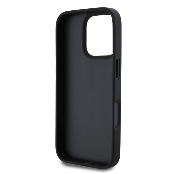 Калъф от Guess PU 4G Strass Triangle Metal Logo Case за iPhone 16 Pro Black - Image 5