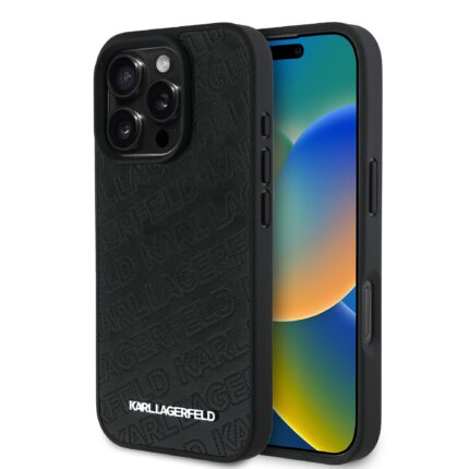 Калъф от Karl Lagerfeld PU Quilted Pattern Case за iPhone 16 Pro Black