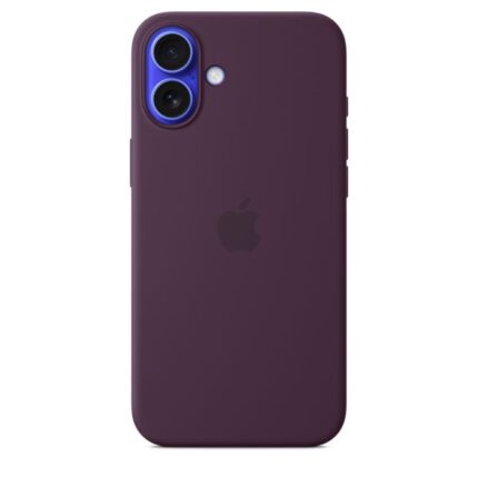 Калъф от Apple за iPhone 16 Plus Silicone Case with MagSafe - Plum