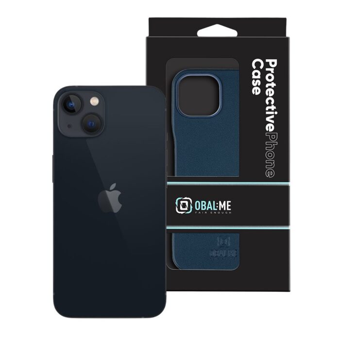 Калъф от OBAL:ME LeatherTanga Cover за Apple iPhone 13 Blue - Image 4