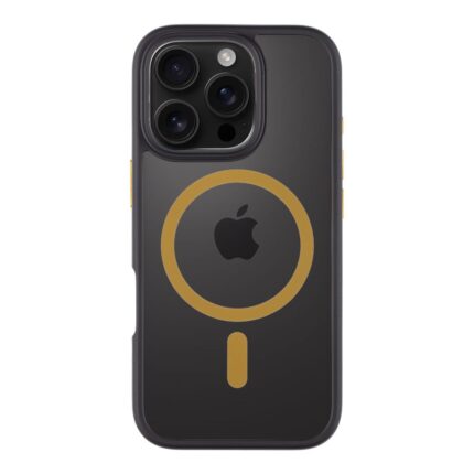 Калъф от Tactical MagForce Hyperstealth 2.0 Cover за iPhone 16 Pro Black/Yellow