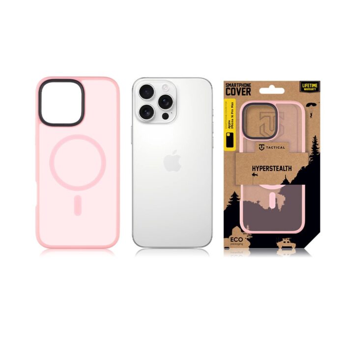 Калъф от Tactical Magsafe Hyperstealth Cover за iPhone 16 Pro Max Pink Panther - Image 3