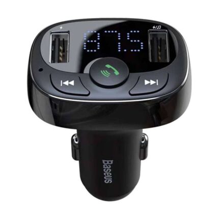 Трансмитер Baseus  S-09A 2x USB Car FM Transmitter Black