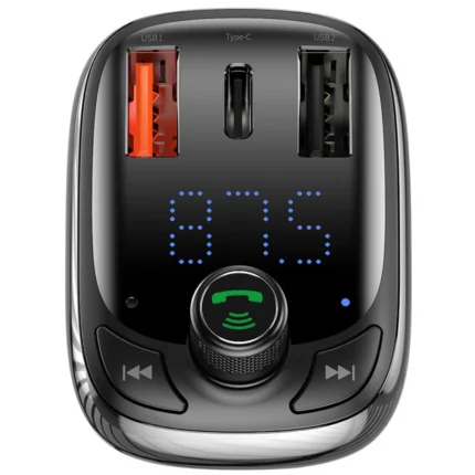 Зарядно Bluetooth
transmitter / car charger
Baseus S-13 Overseas
Edition - black