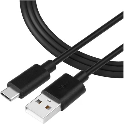 Кабел Tactical Smooth Thread Cable USB-A/USB-C 1m Black