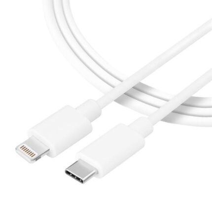 Кабел  Tactical Smooth Thread Cable USB-C/Lightning 1m White