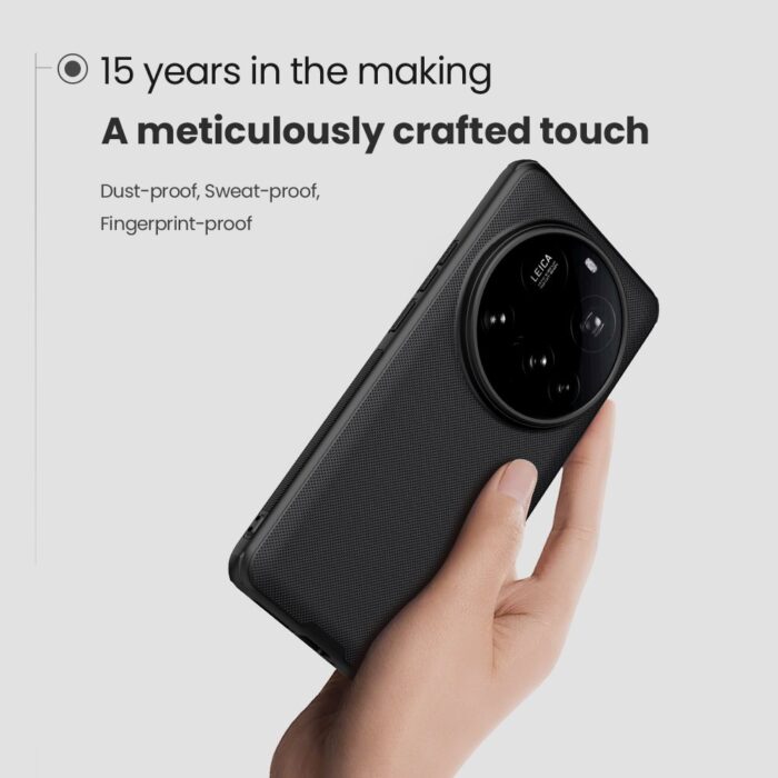 Калъф от Nillkin Super Frosted PRO Back Cover за Xiaomi 15 Ultra Black - Image 3