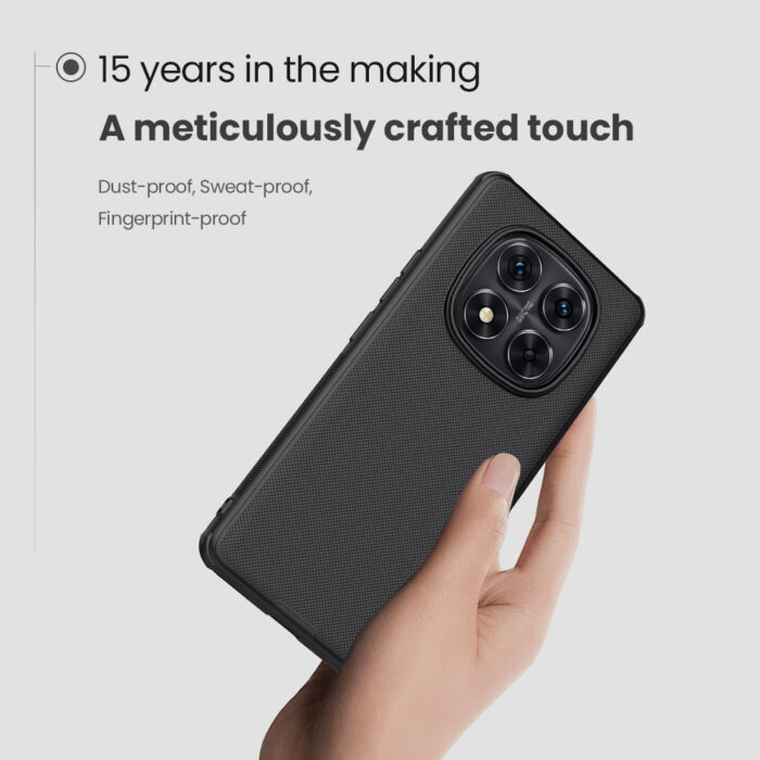 Калъф от Nillkin Super Frosted PRO Back Cover за Xiaomi Redmi Note 14 Pro+ 5G Black - Image 3
