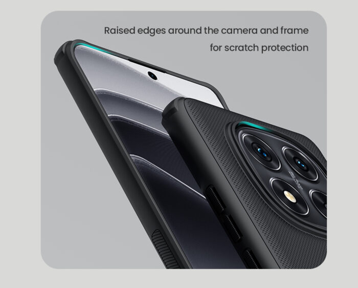 Калъф от Nillkin Super Frosted PRO Back Cover за Xiaomi Redmi Note 14 Pro+ 5G Black - Image 5