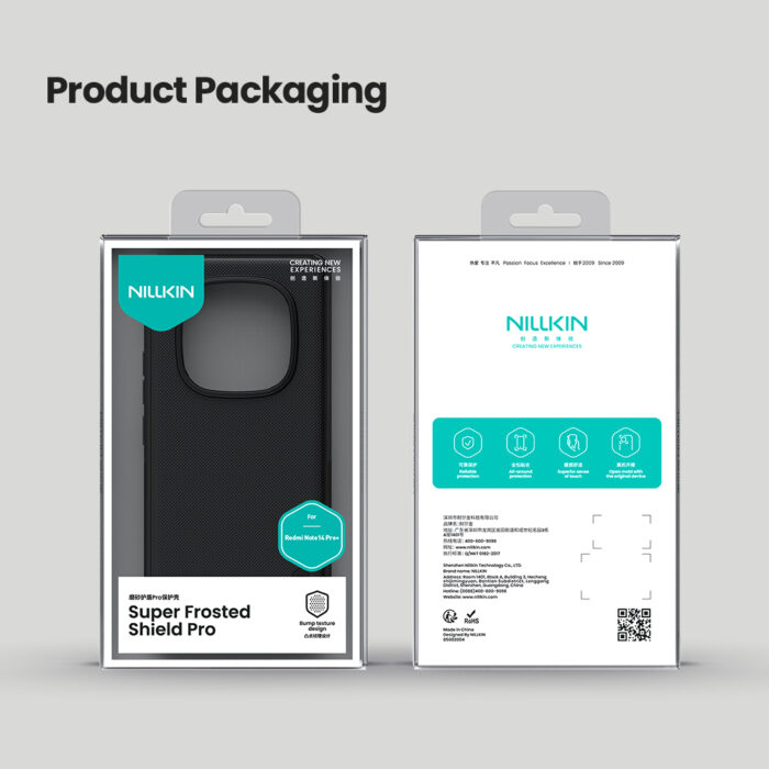Калъф от Nillkin Super Frosted PRO Back Cover за Xiaomi Redmi Note 14 Pro+ 5G Black - Image 7