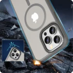 Калъф от Tech-Protect 
MagMat 2 MagSafe case за iPhone
15 Pro Max - titanium matte - Image 4