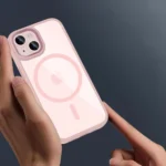 Калъф от Tech-Protect MagMat MagSafe
 за iPhone 15 Case - Clear Pink - Image 2