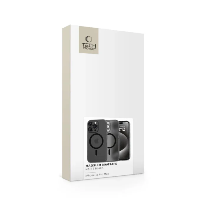 Калъф от Tech-Protect
MagSlim MagSafe Case за iPhone
16 Pro Max - Semi-Transparent - Image 2