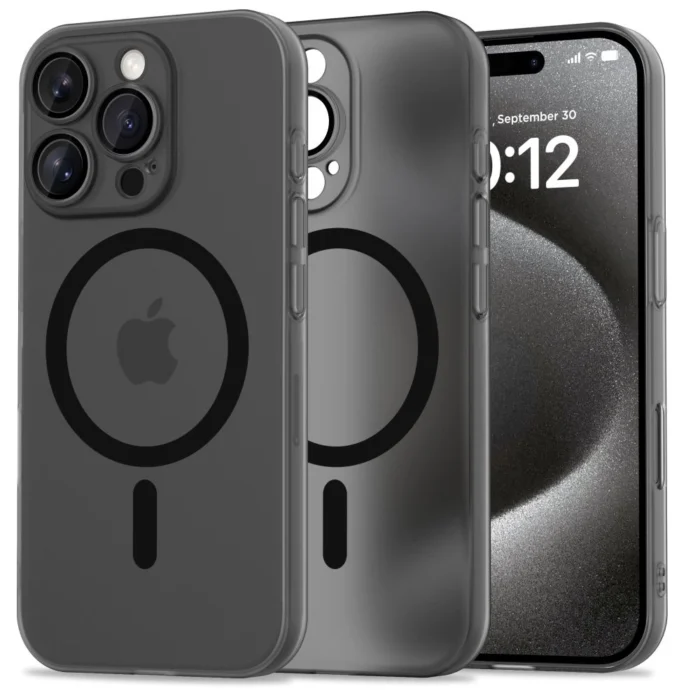 Калъф от Tech-Protect
MagSlim MagSafe Case за iPhone
16 Pro Max - Semi-Transparent - Image 1