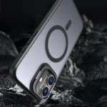 Калъф от Tech-Protect
MagStand MagSafe Case with 
Stand за iPhone 16 - Semi-
Transparent - Image 4