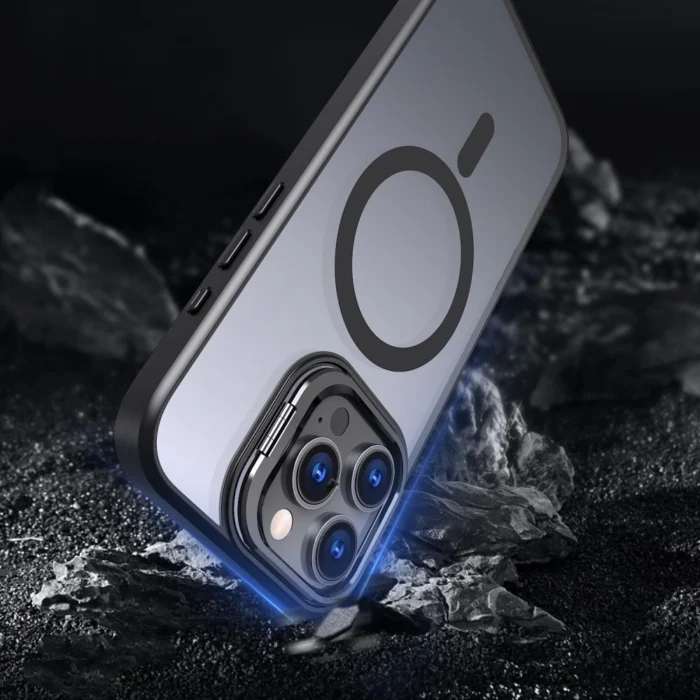 Калъф от Tech-
Protect MagStand MagSafe Case
with Stand за iPhone 16 Pro Max -
Semi-Transparent - Image 4