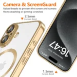Калъф от Tech-
Protect MagFlex MagSafe за iPhone
16 Case - Gold - Image 4