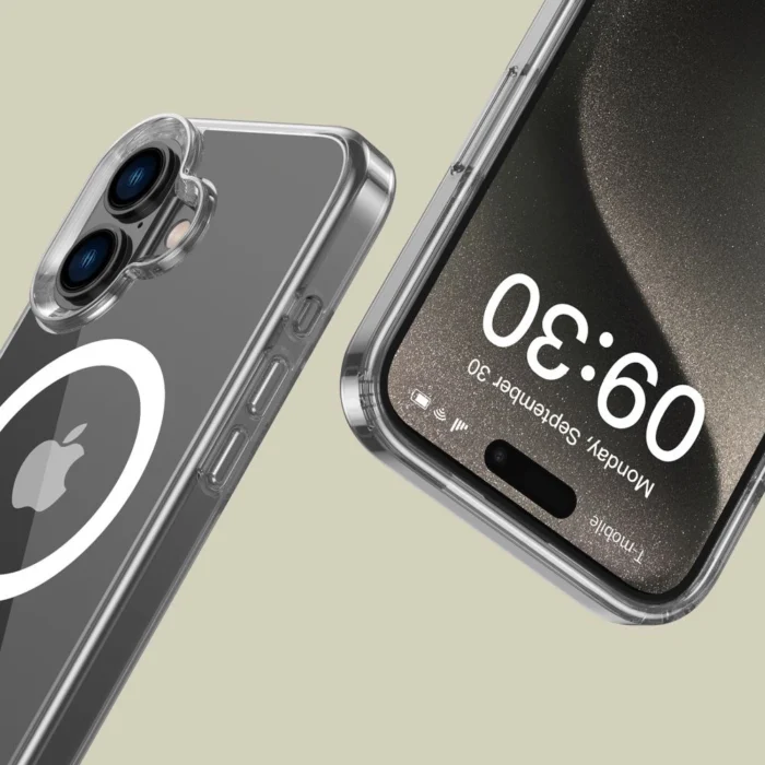 Калъф от Tech-Protect
 FlexAir Hybrid MagSafe за iPhone 16
 - Clear - Image 3