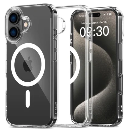 Калъф от TECH-PROTECT
FLEXAIR HYBRID MAGSAFE за IPHONE
1 6 PLUS CLEAR