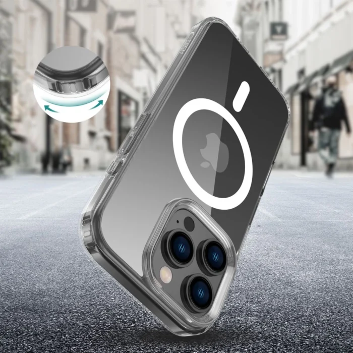Калъф от Tech-Protect
 FlexAir Hybrid MagSafe Case за 
iPhone 16 Pro - Clear - Image 2
