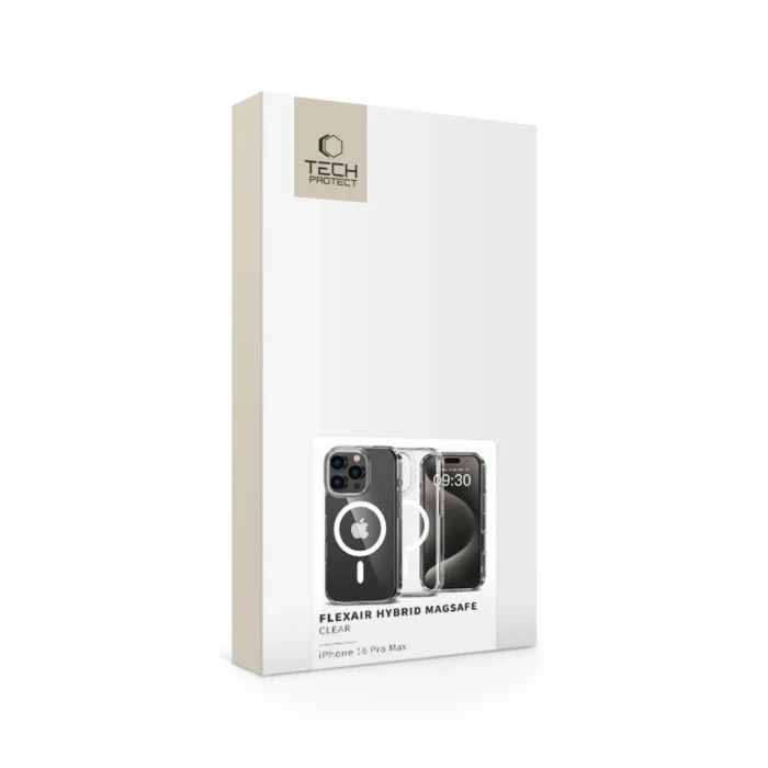 Калъф от Tech-Protect
FlexAir Hybrid MagSafe за iPhone 16 Pro Max - Clear - Image 4