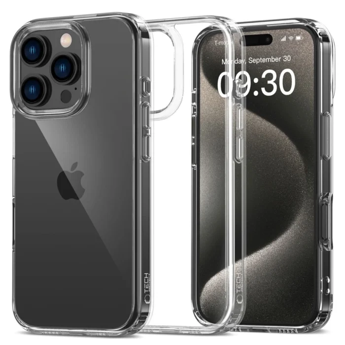 Калъф от Tech-
Protect FlexAir Hybrid iPhone 16
Pro Max Case - Clear - Image 1
