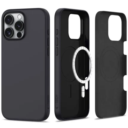 Калъф от Tech-Protect
 Silicone MagSafe за iPhone 16 Pro
 - Black
