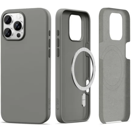 Калъф от Tech-Protect
 Silicone MagSafe iPhone 16 Pro
Case - Gray