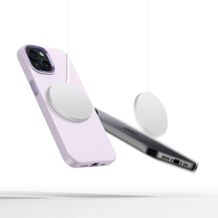 Калъф от Tech-
Protect Silicone Pure Magsafe
iPhone 15 Case - Purple - Image 3