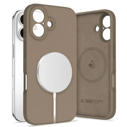 Калъф от Tech-
Protect Liquid Silicone MagSafe
iPhone 16 Case - Brown