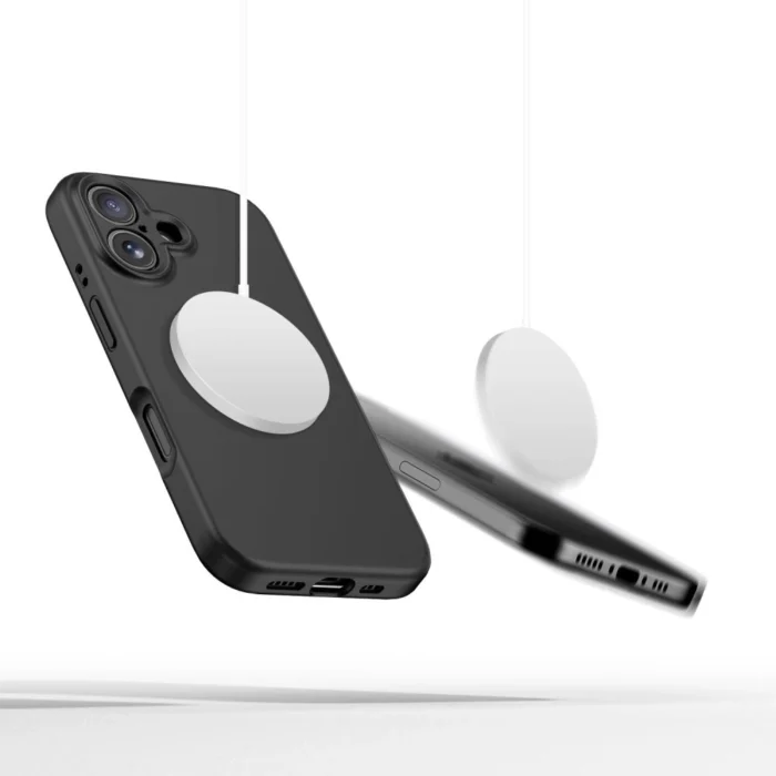Калъф от Tech-
Protect Liquid Silicone MagSafe 
iPhone 16 Case - Black - Image 2