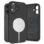 Калъф от Tech-
Protect Liquid Silicone MagSafe 
iPhone 16 Case - Black