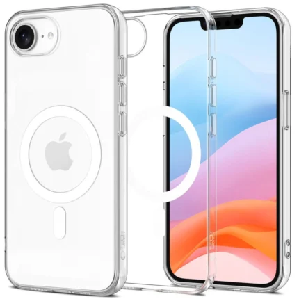 Калъф от Tech-
Protect FlexAir MagSafe iPhone
16e Case - Clear